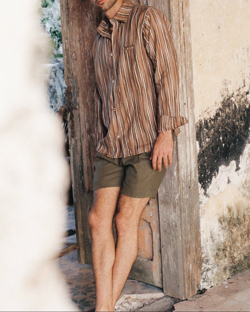 Borneo linen shorts