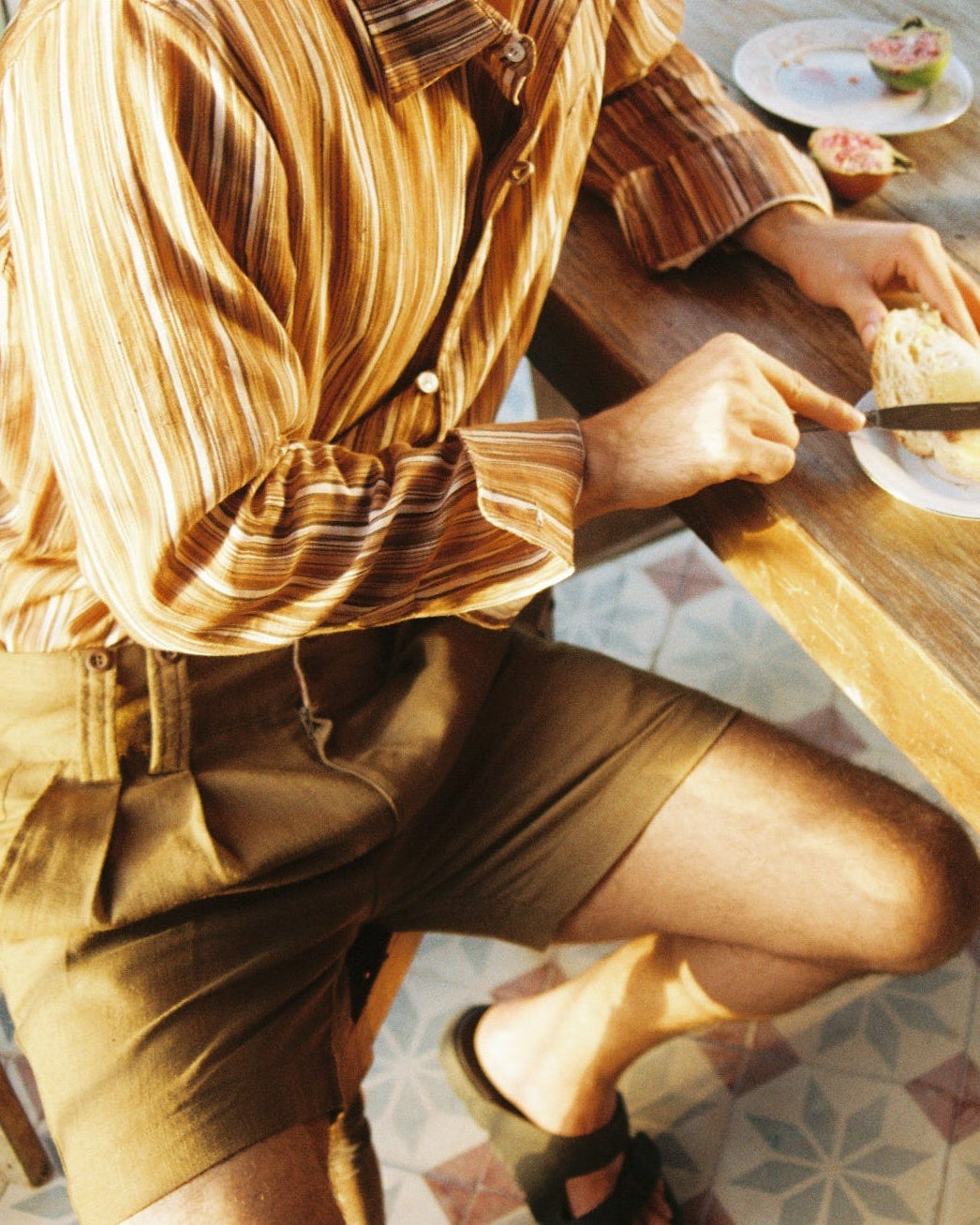 Borneo linen shorts